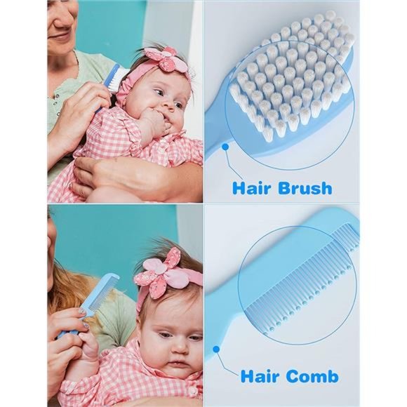 Baby Healthcare and Grooming Kit, 24 in 1 Baby Electric Nail Trimmer Set Newborn - Picture 3 of 6